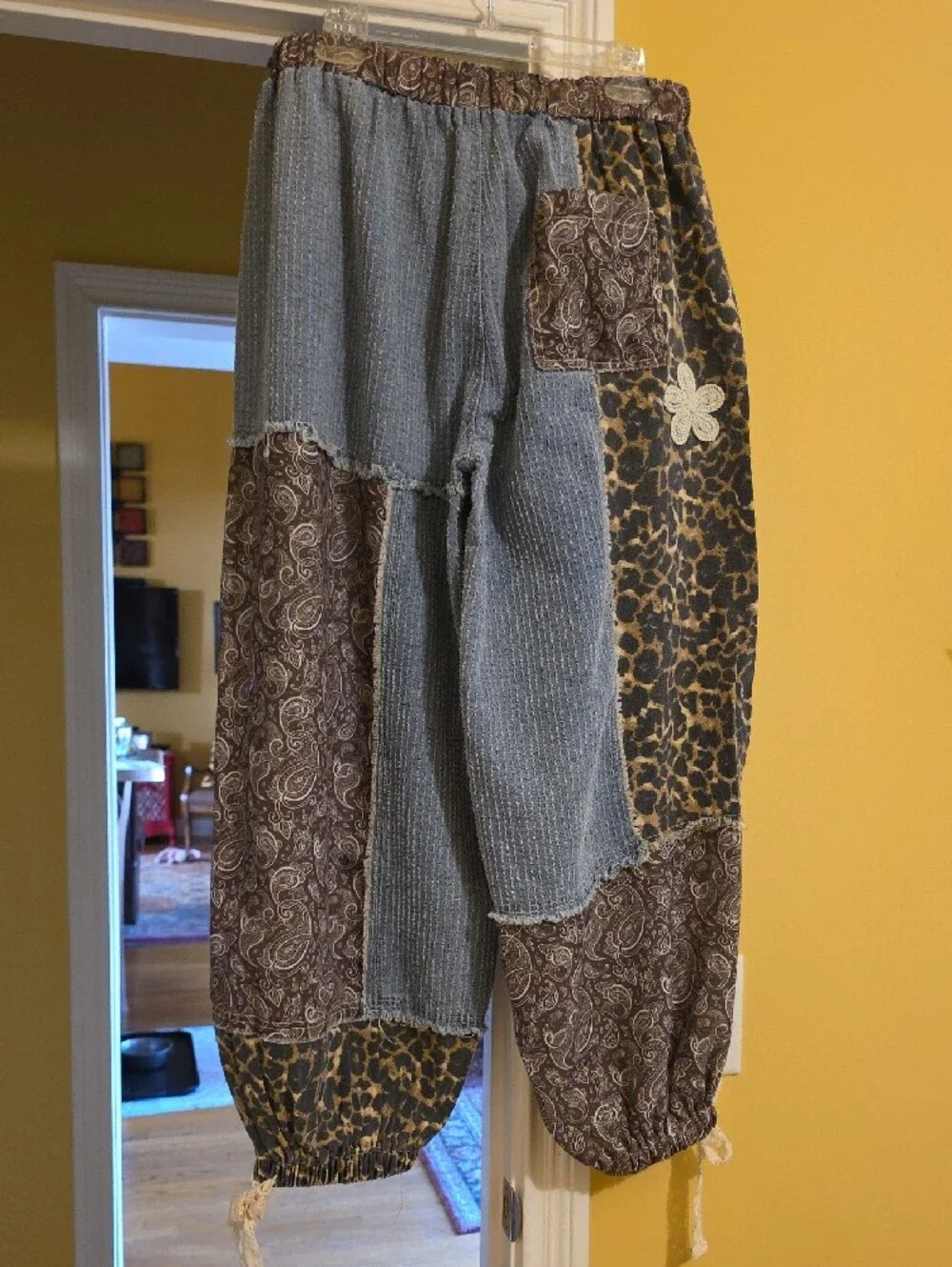 NWT POL Patchwork Pants/Joggers - Picture 2 of 4